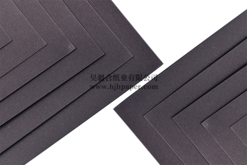 Double sided black cardboard 80-550g